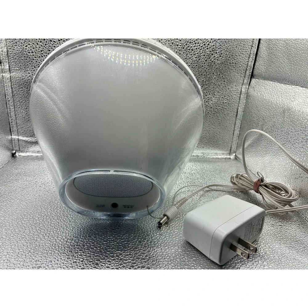 Philips HF3520 Wake-Up Light Sunrise Simulation Alarm Clock with FM Radio White